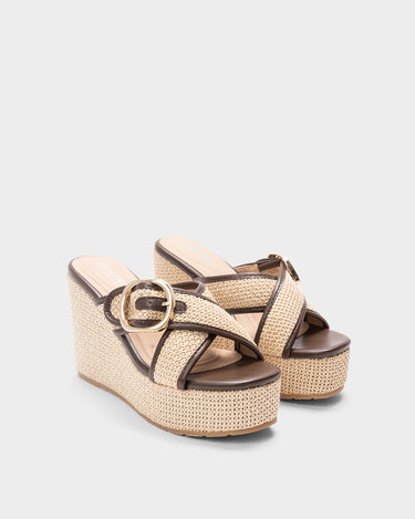Plataformas para mujer naomi 2 strap wedge