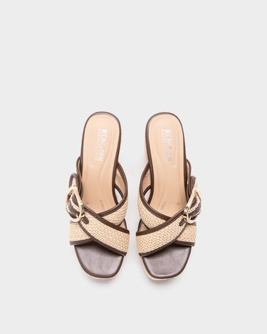Plataformas para mujer naomi 2 strap wedge