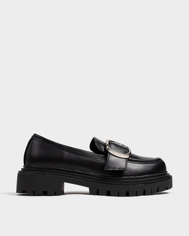 Flats para mujer jordis buckle loafer