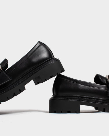 Flats para mujer jordis buckle loafer